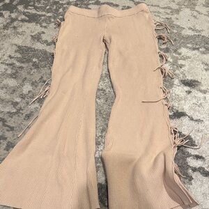 Edikted Lace up low rise pant